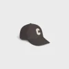 initial baseball cap in cotton