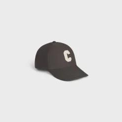 initial baseball cap in cotton
