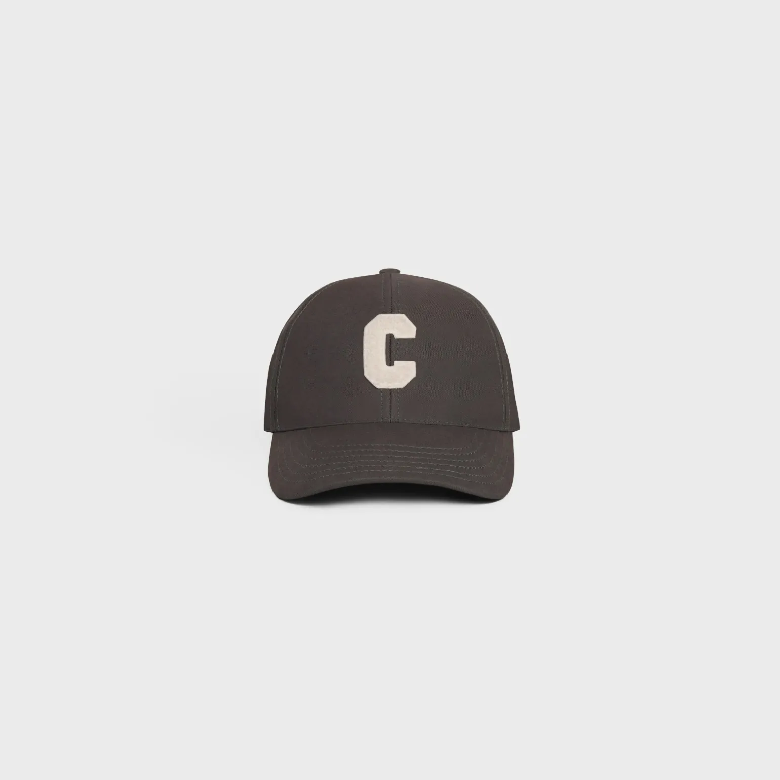 initial baseball cap in cotton