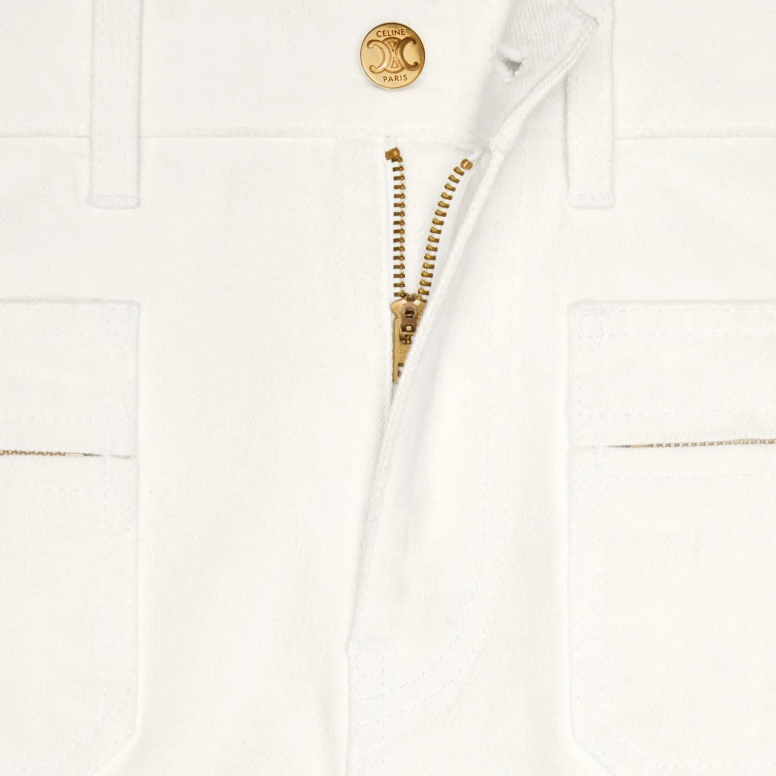 Jane jeans in optic white wash denim