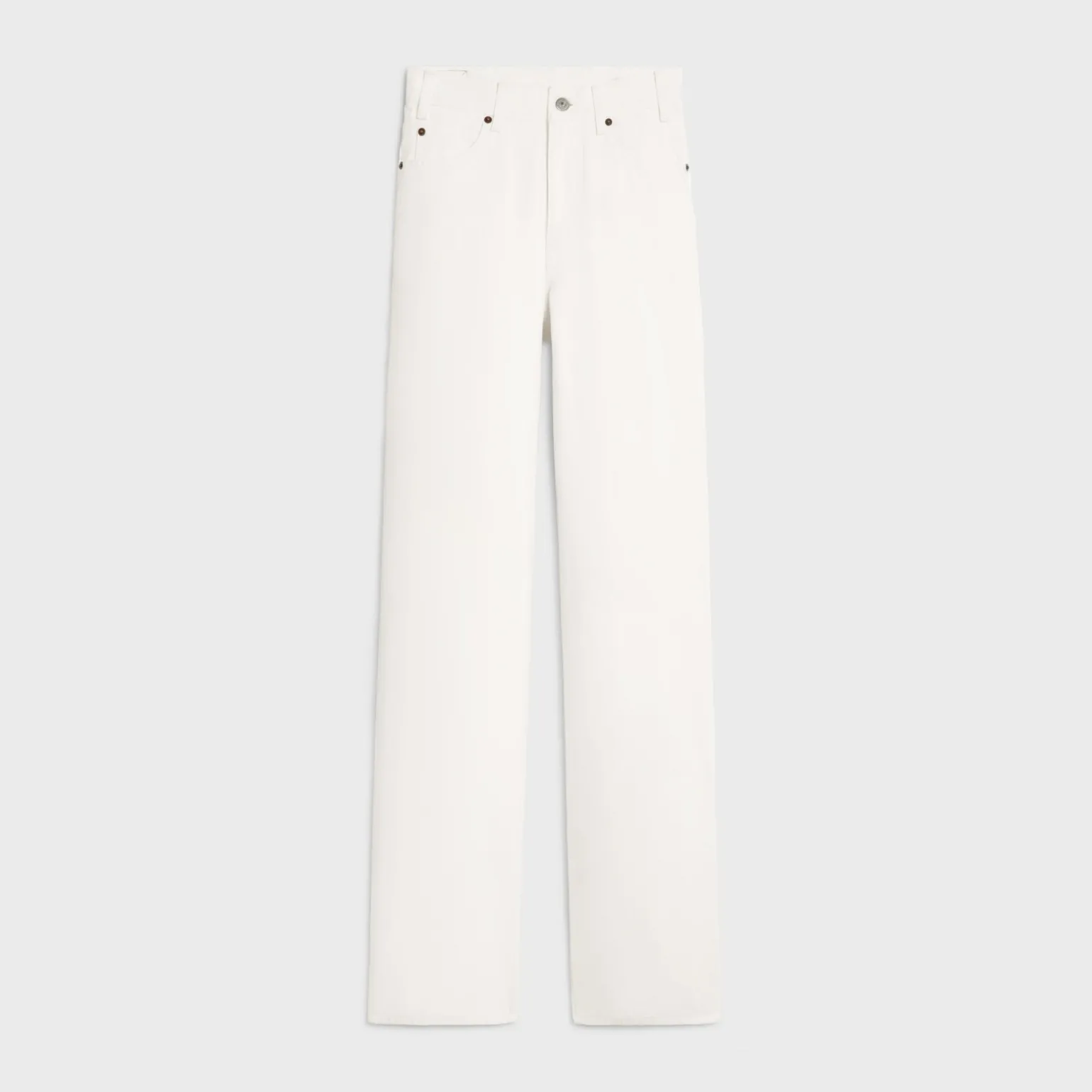 kitty jeans in optic white wash denim