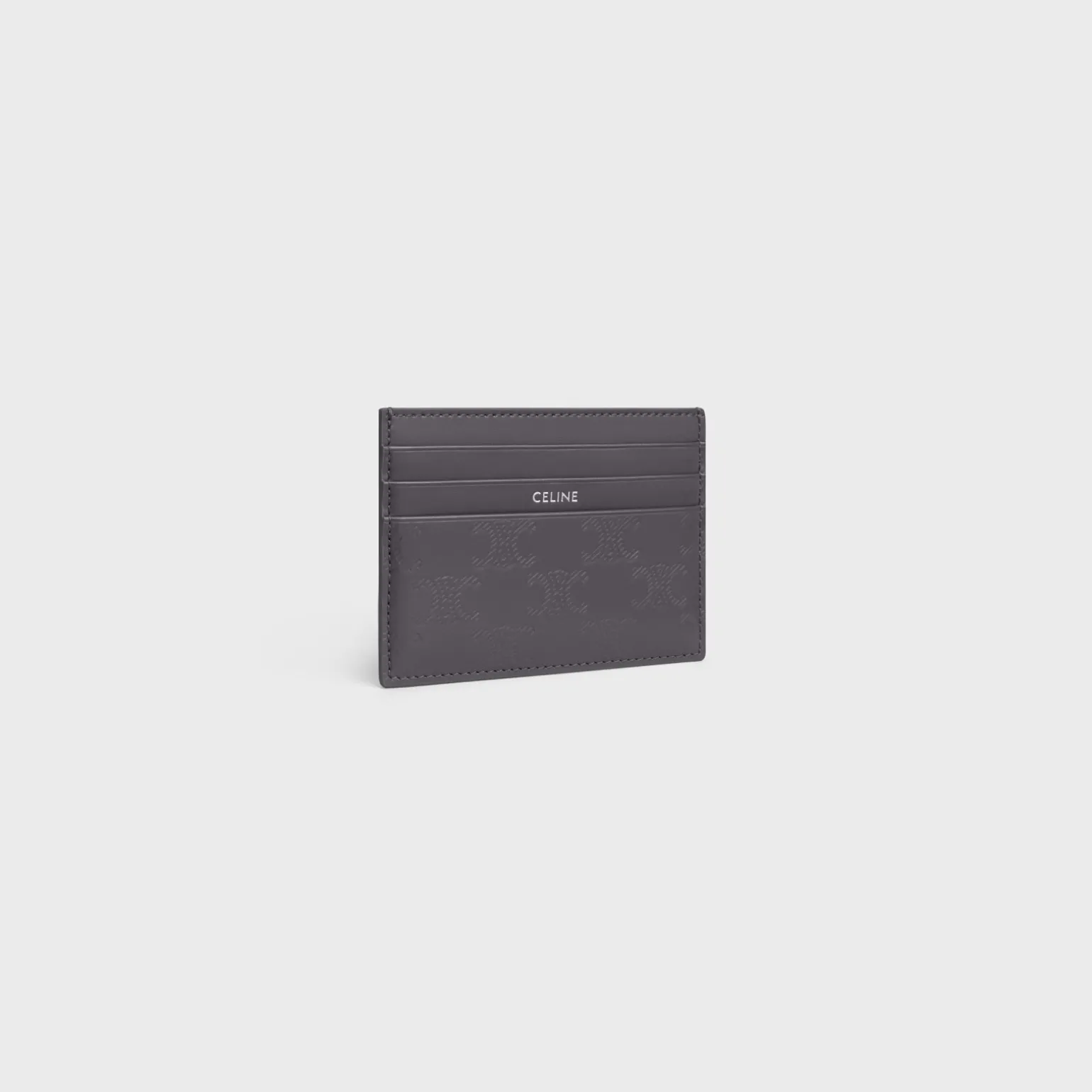 LARGE CARD HOLDER in Calfskin with triomphe embossed