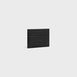 LARGE CARD HOLDER in Satinated calfskin with triomphe embossed
