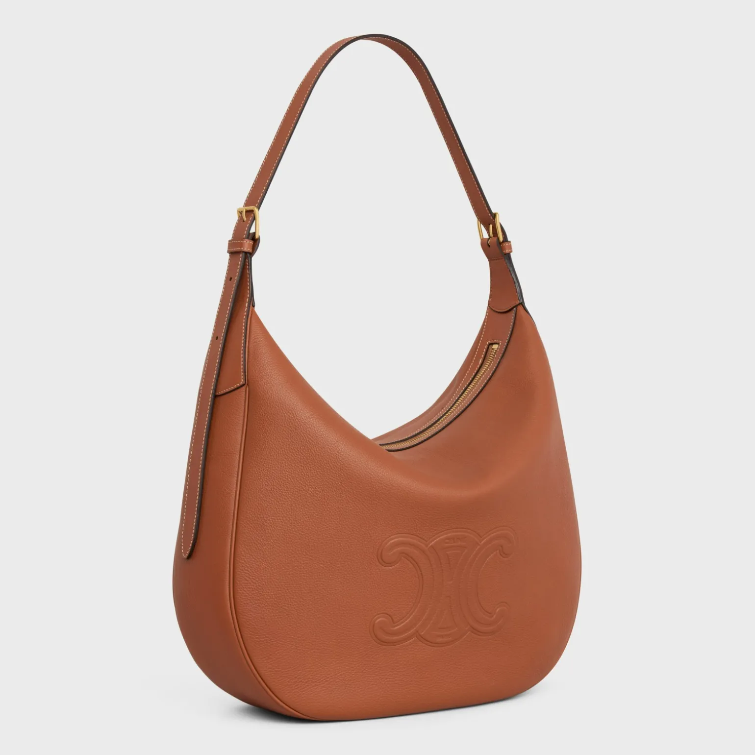 LARGE HELOÏSE CUIR TRIOMPHE BAG in supple calfskin
