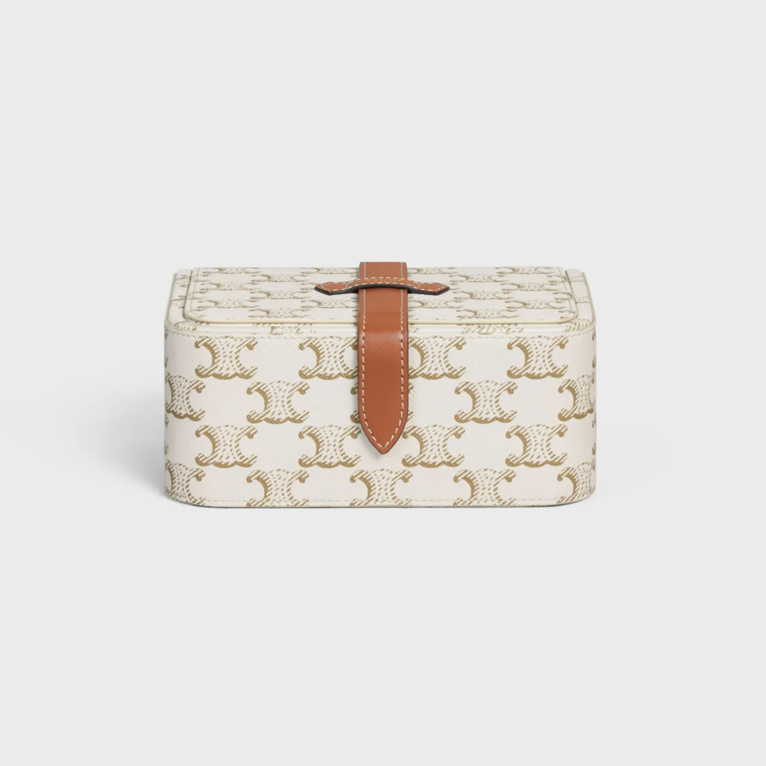 Large Jewels Case in Triomphe Canvas and Calfskin