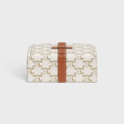 Large Jewels Case in Triomphe Canvas and Calfskin