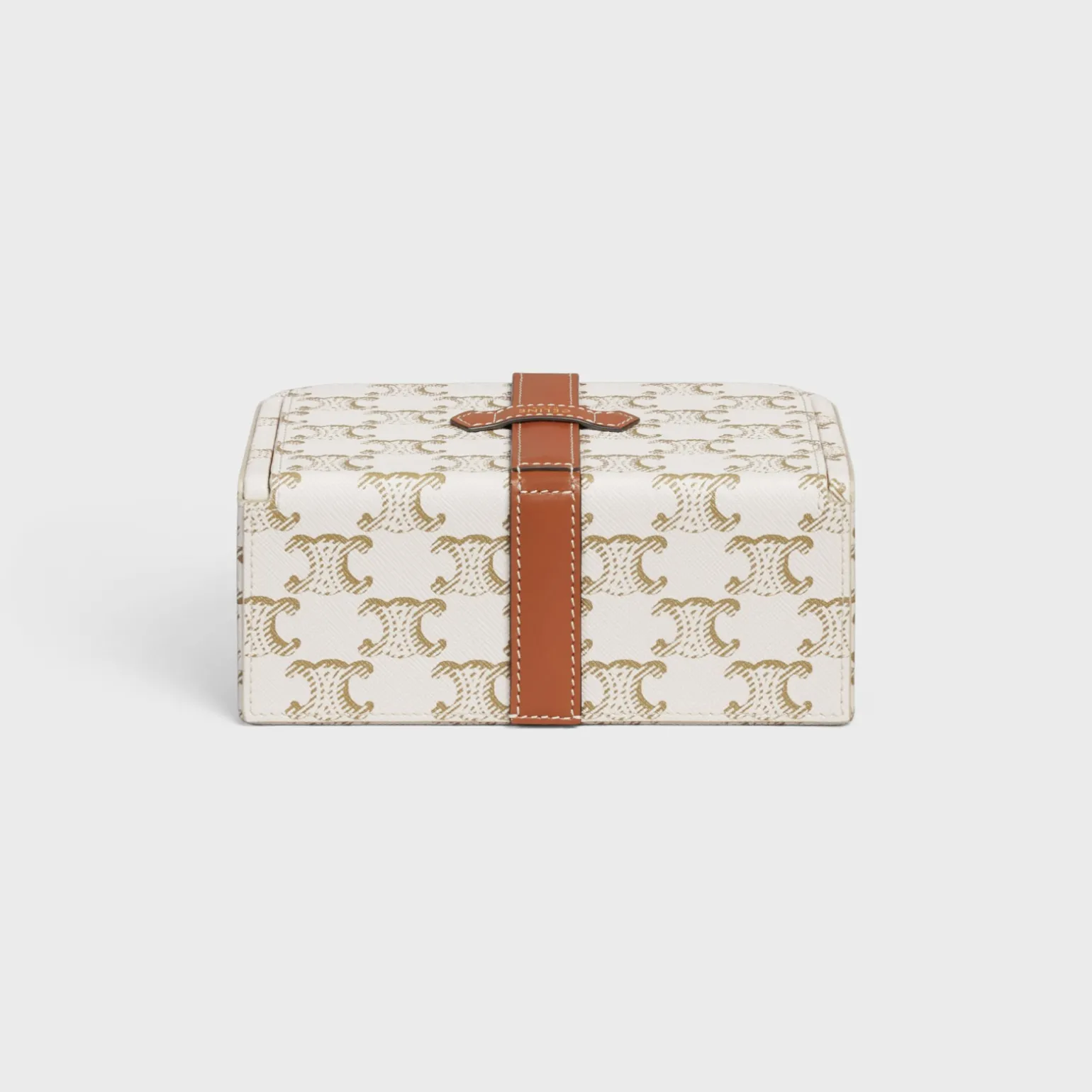 Large Jewels Case in Triomphe Canvas and Calfskin