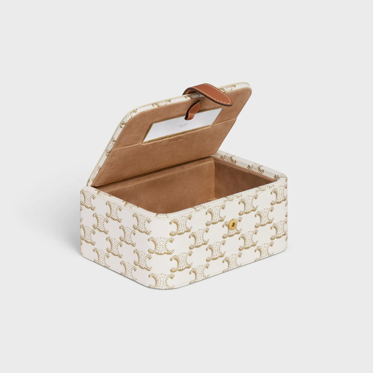 Large Jewels Case in Triomphe Canvas and Calfskin