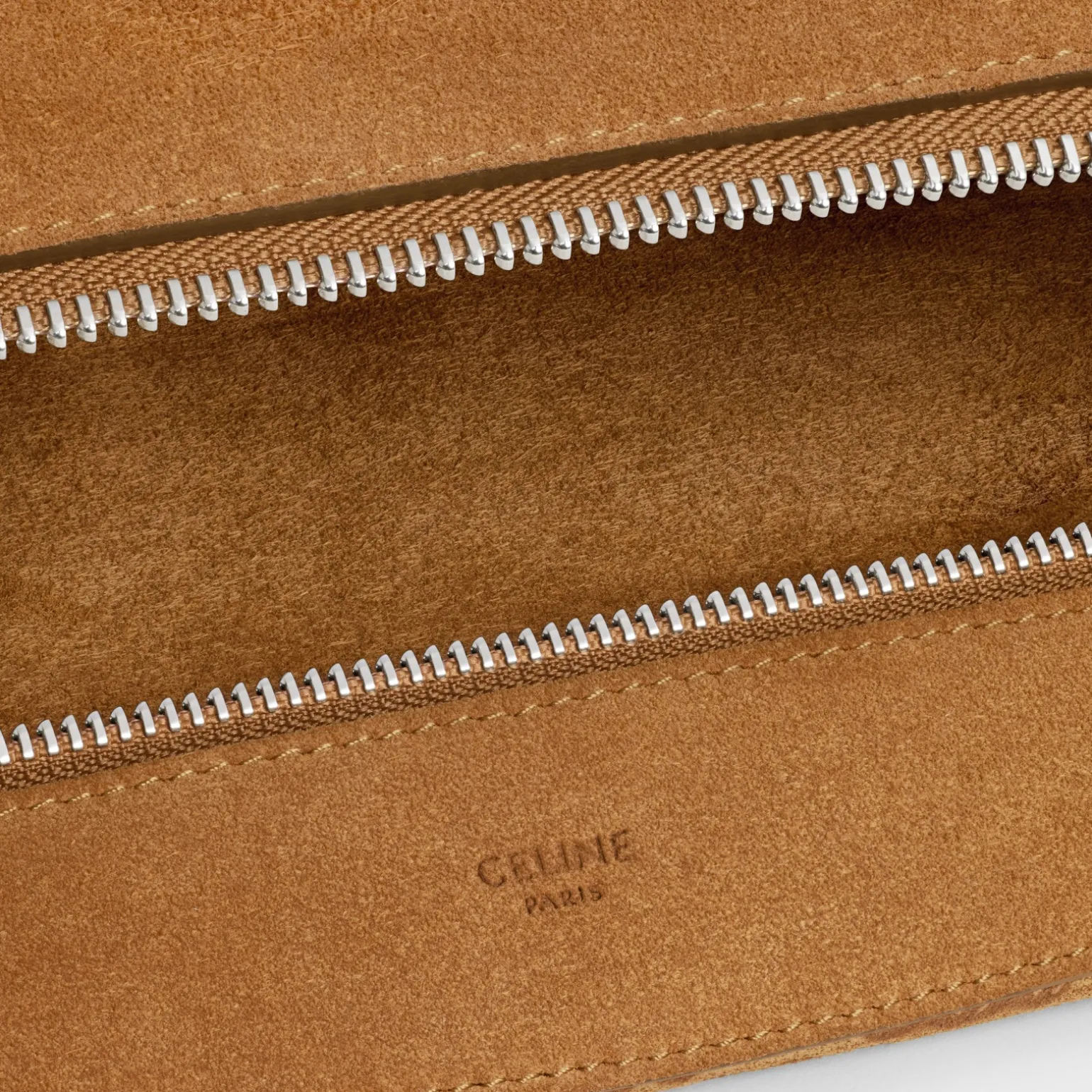 Large Strap Romy in SUEDE CALFSKIN WITH TRIOMPHE ALL OVER