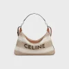Large Strap Romy in Textile with celine jacquard and calfskin