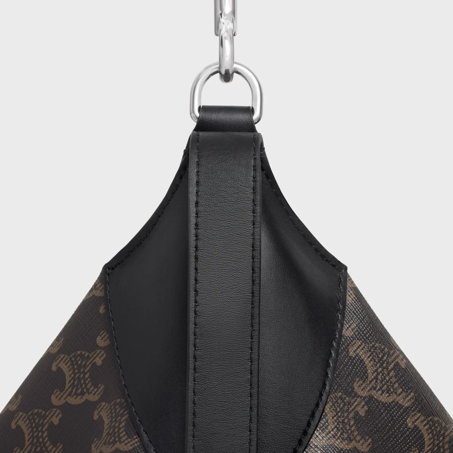Large Strap Romy in Triomphe canvas and calfskin