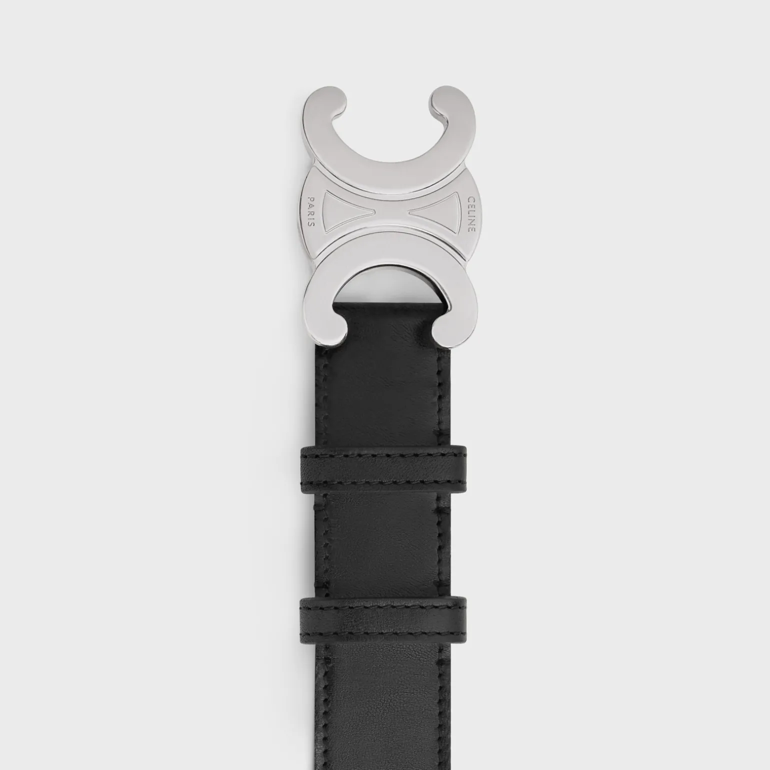 Large triomphe belt in VINTAGE CALFSKIN