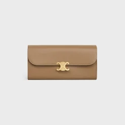 LARGE WALLET TRIOMPHE in Shiny calfskin