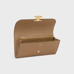 LARGE WALLET TRIOMPHE in Shiny calfskin