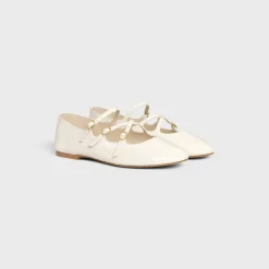 LES BALLERINES CELINE CRISS-CROSS BABIES BALLERINA in PATENT CALFSKIN