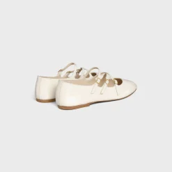 LES BALLERINES CELINE CRISS-CROSS BABIES BALLERINA in PATENT CALFSKIN
