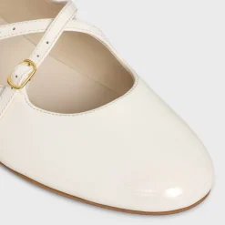 LES BALLERINES CELINE CRISS-CROSS BABIES BALLERINA in PATENT CALFSKIN
