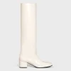 LES BOTTES CELINE TRIOMPHE HIGH BOOT in PATENT CALFSKIN