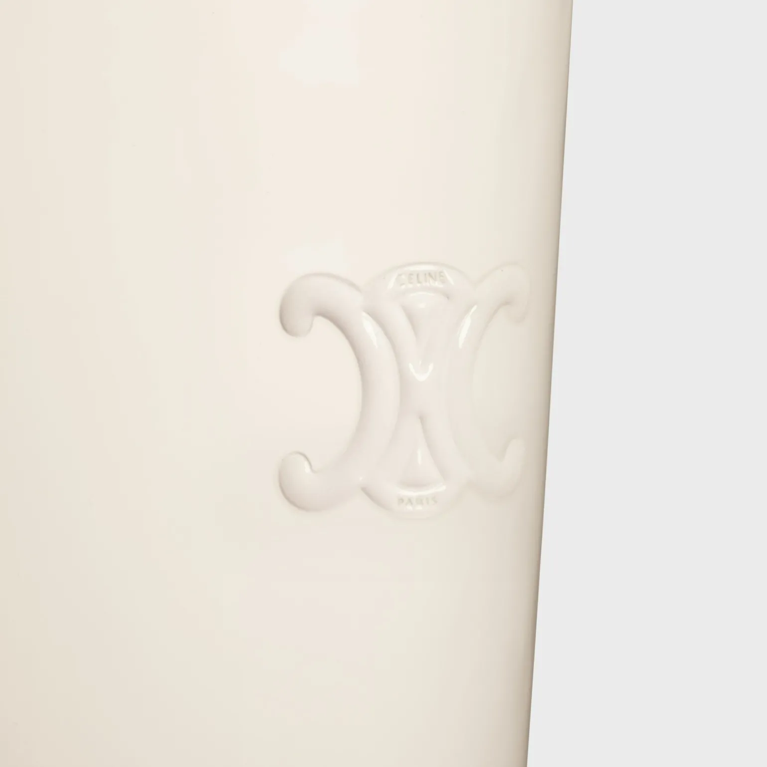 LES BOTTES CELINE TRIOMPHE HIGH BOOT in PATENT CALFSKIN