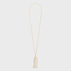 LIPSTICK NECKLACE IN NILOTICUS CROCODILE