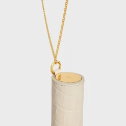 LIPSTICK NECKLACE IN NILOTICUS CROCODILE