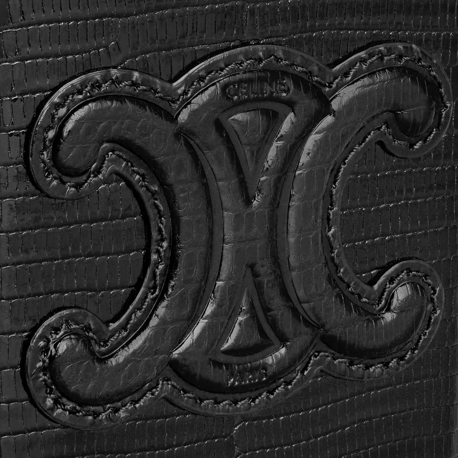 lock bag cuir triomphe in Lizard