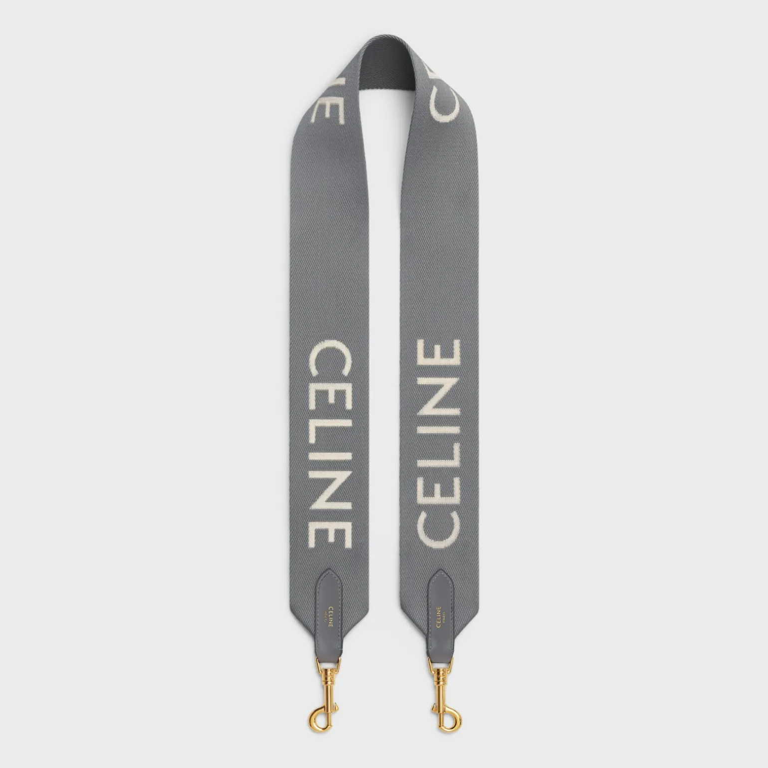 Long Strap in Wool with Celine jacquard