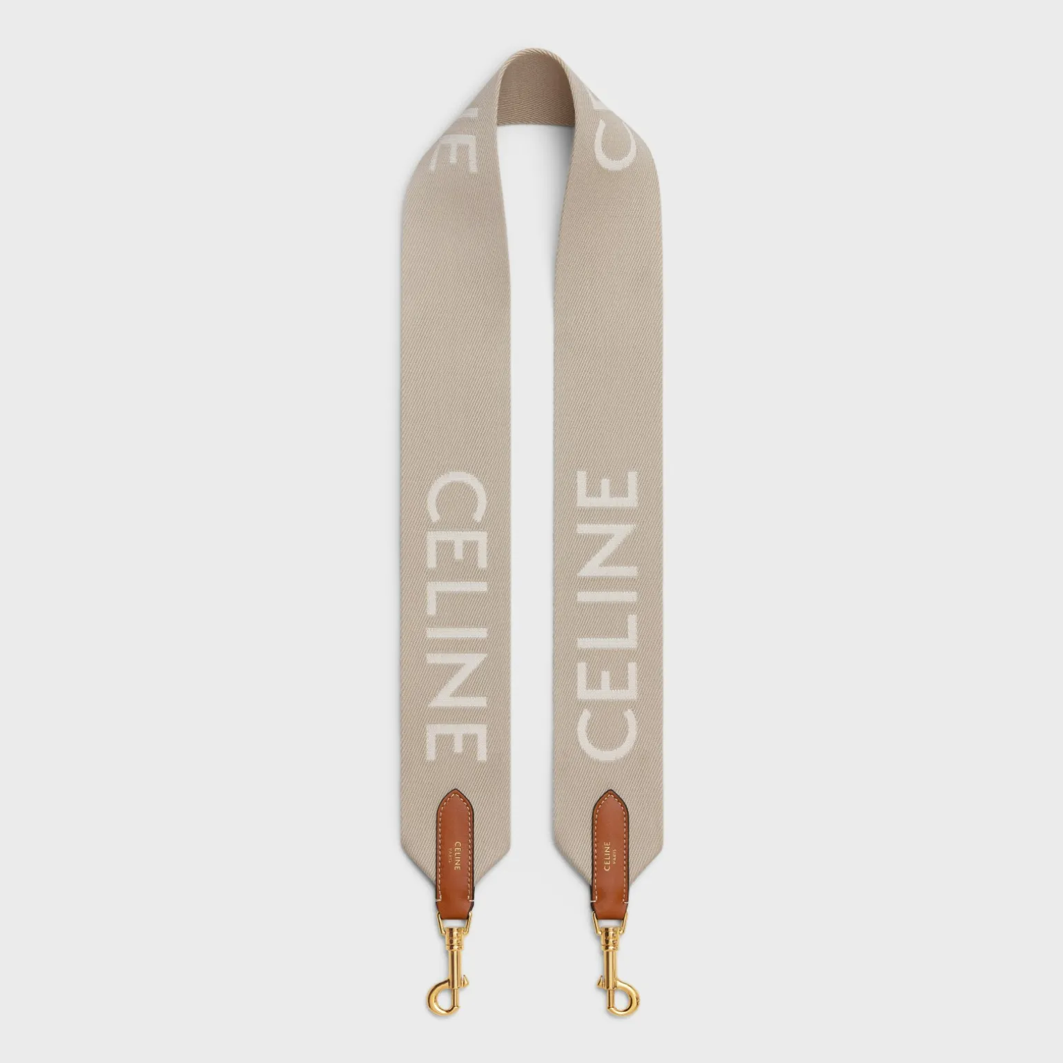 Long Strap in Wool with Celine jacquard
