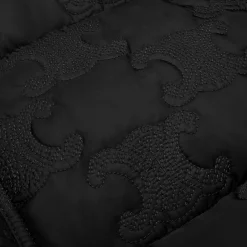 long triomphe down jacket in lightweight nylon