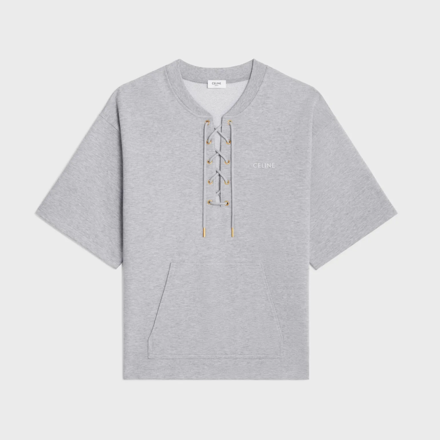 loose celine paris sweatshirt in cotton and cashmere