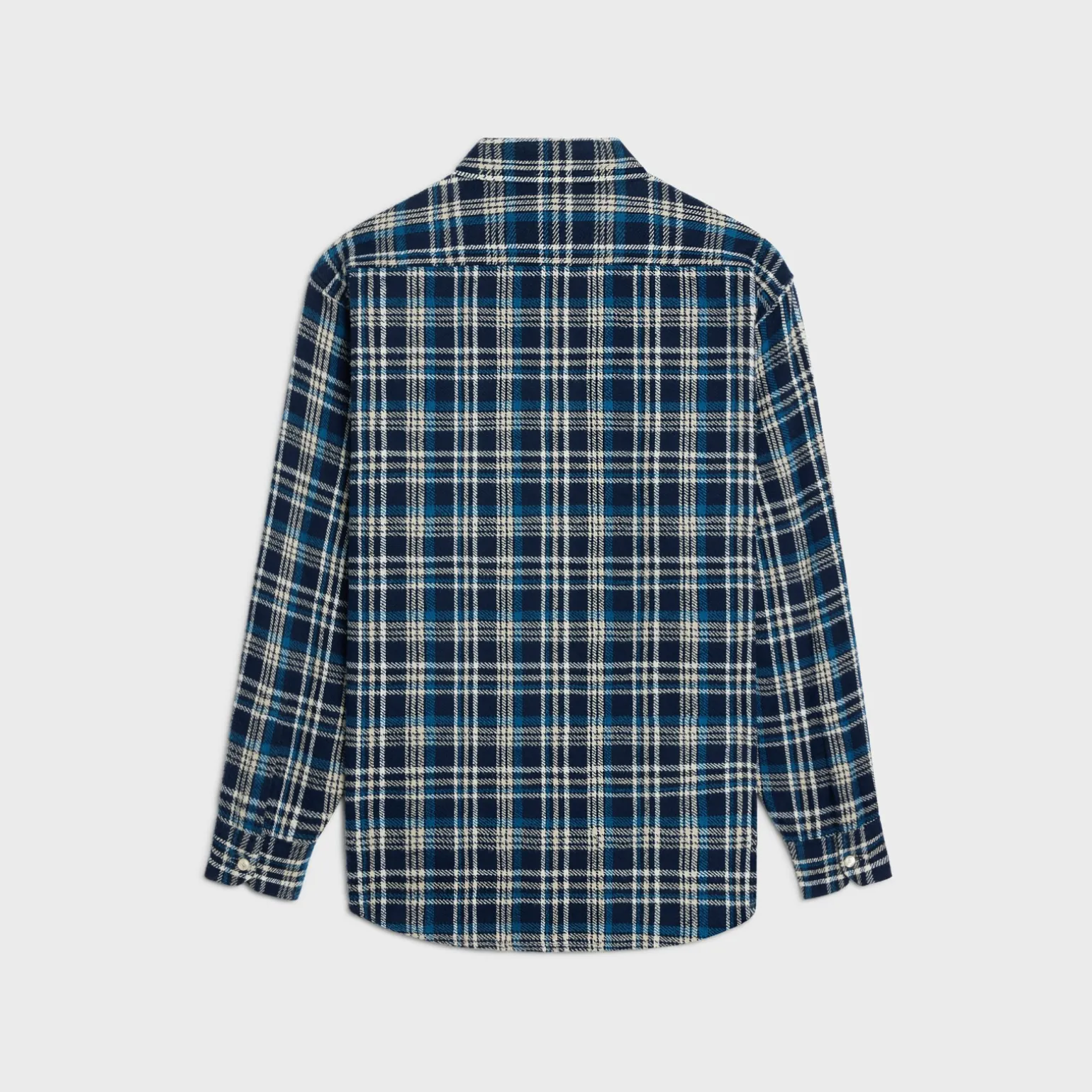 loose lumberjack shirt in check cotton