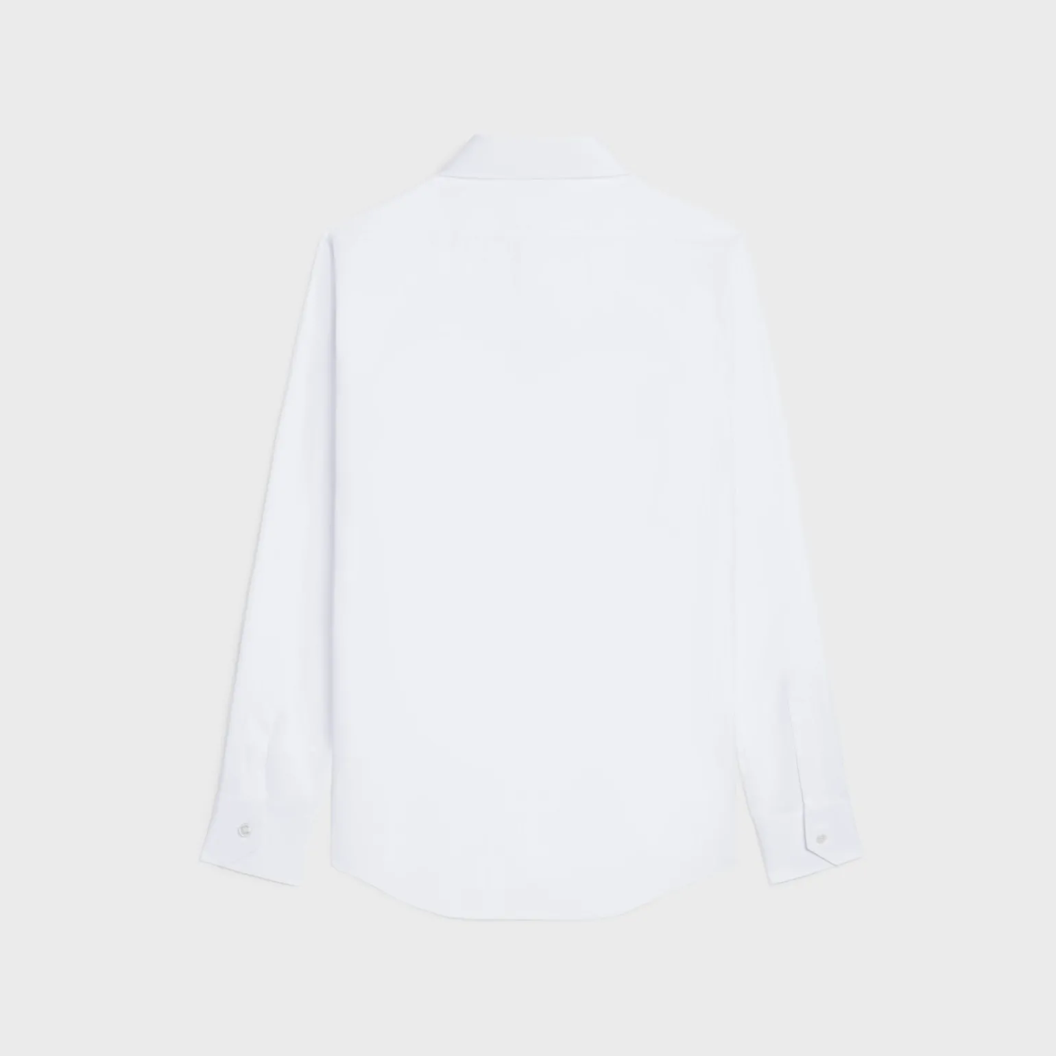 loose peter pan collar shirt in cotton poplin