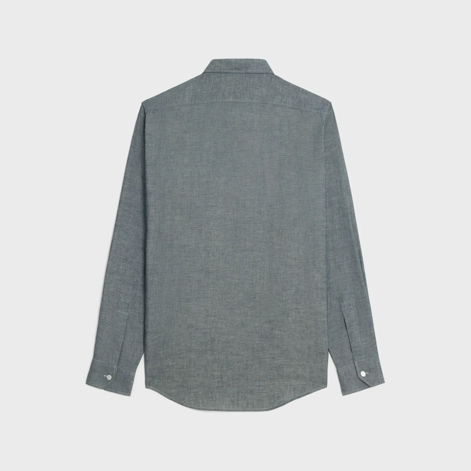 loose shirt in light chambray cotton