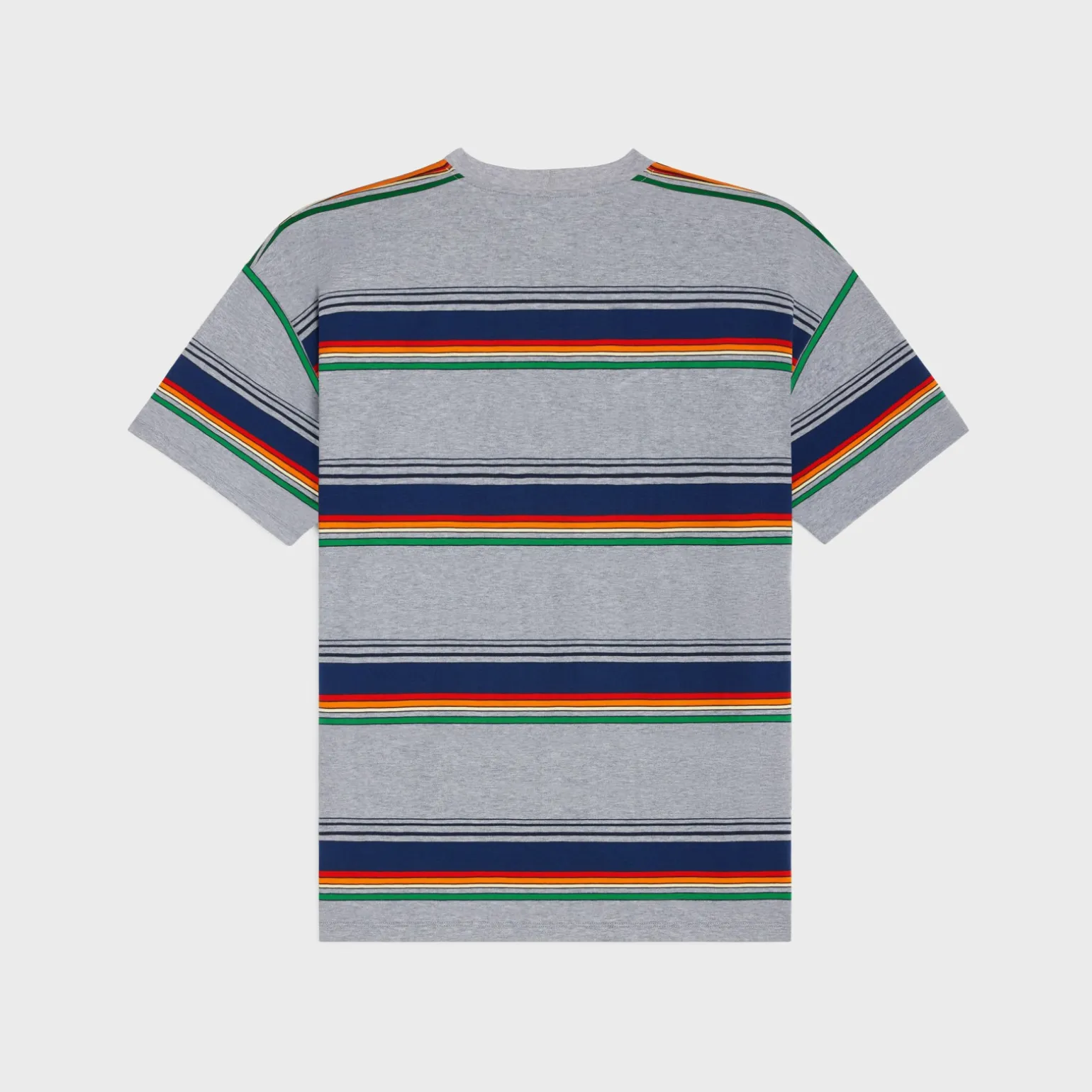 loose triomphe t-shirt in striped cotton jersey
