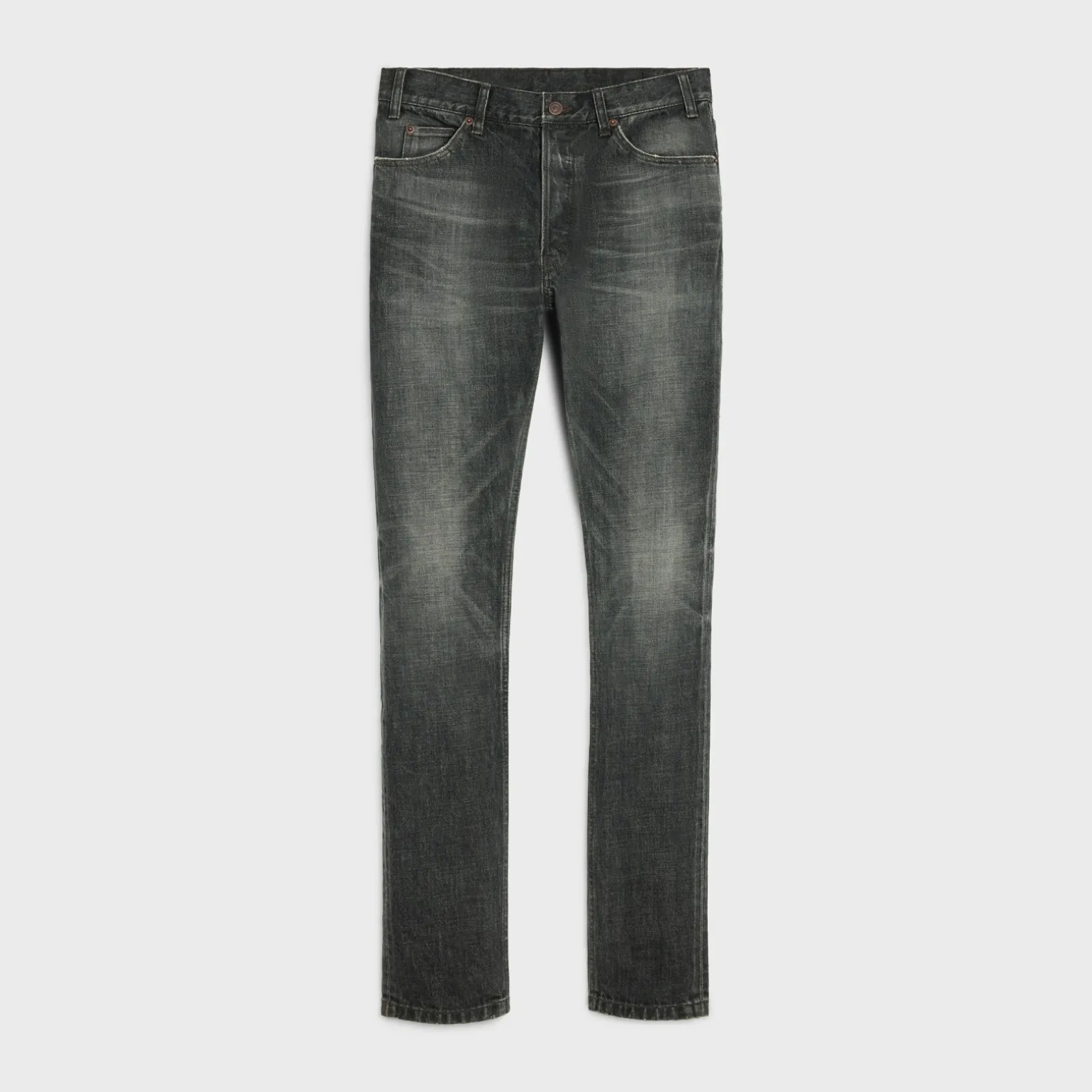 lou jeans in black ice rinse denim