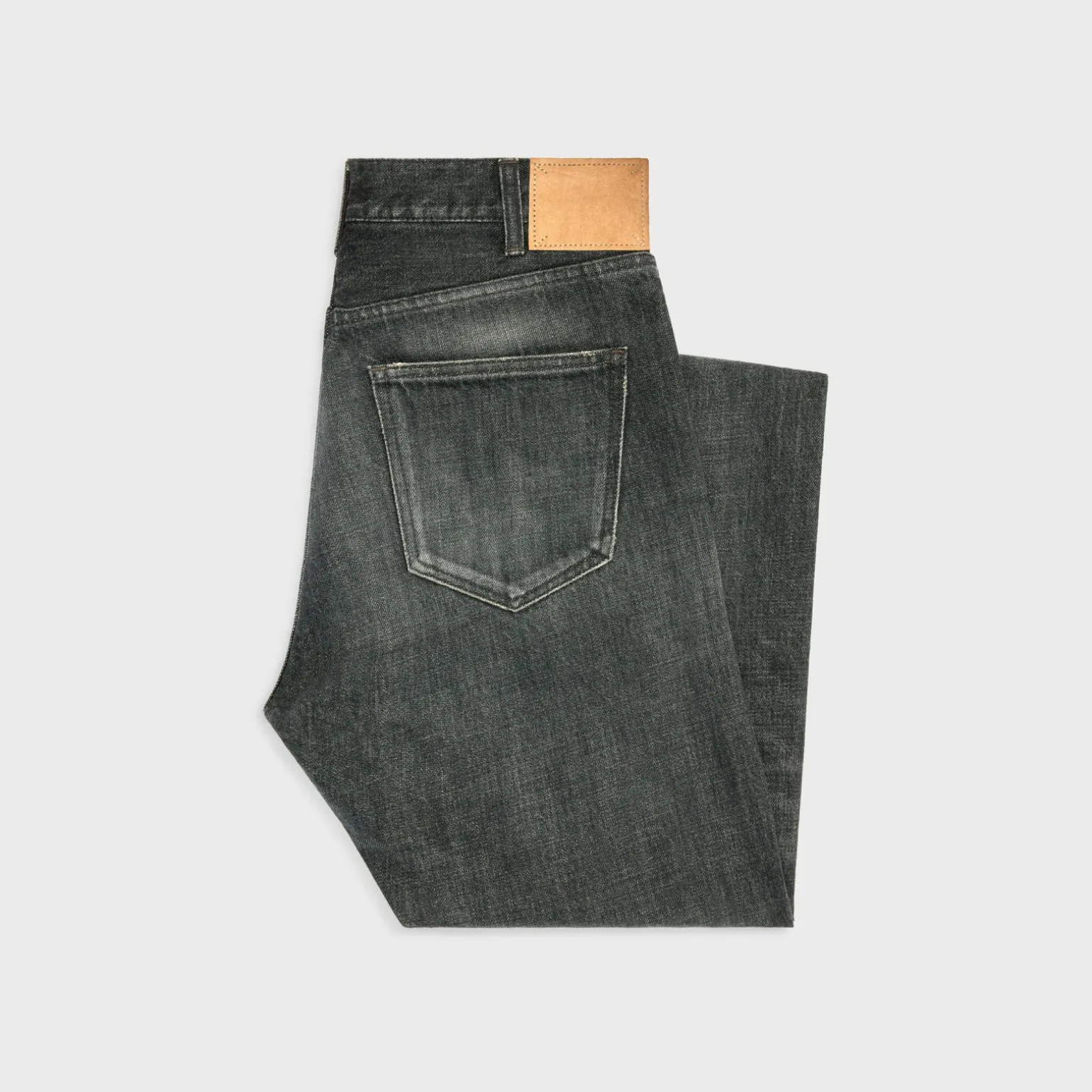 lou jeans in black ice rinse denim