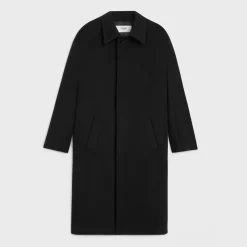 mac coat in double face cashmere wool