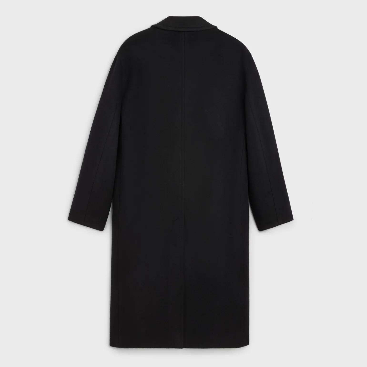 mac coat in double face cashmere wool