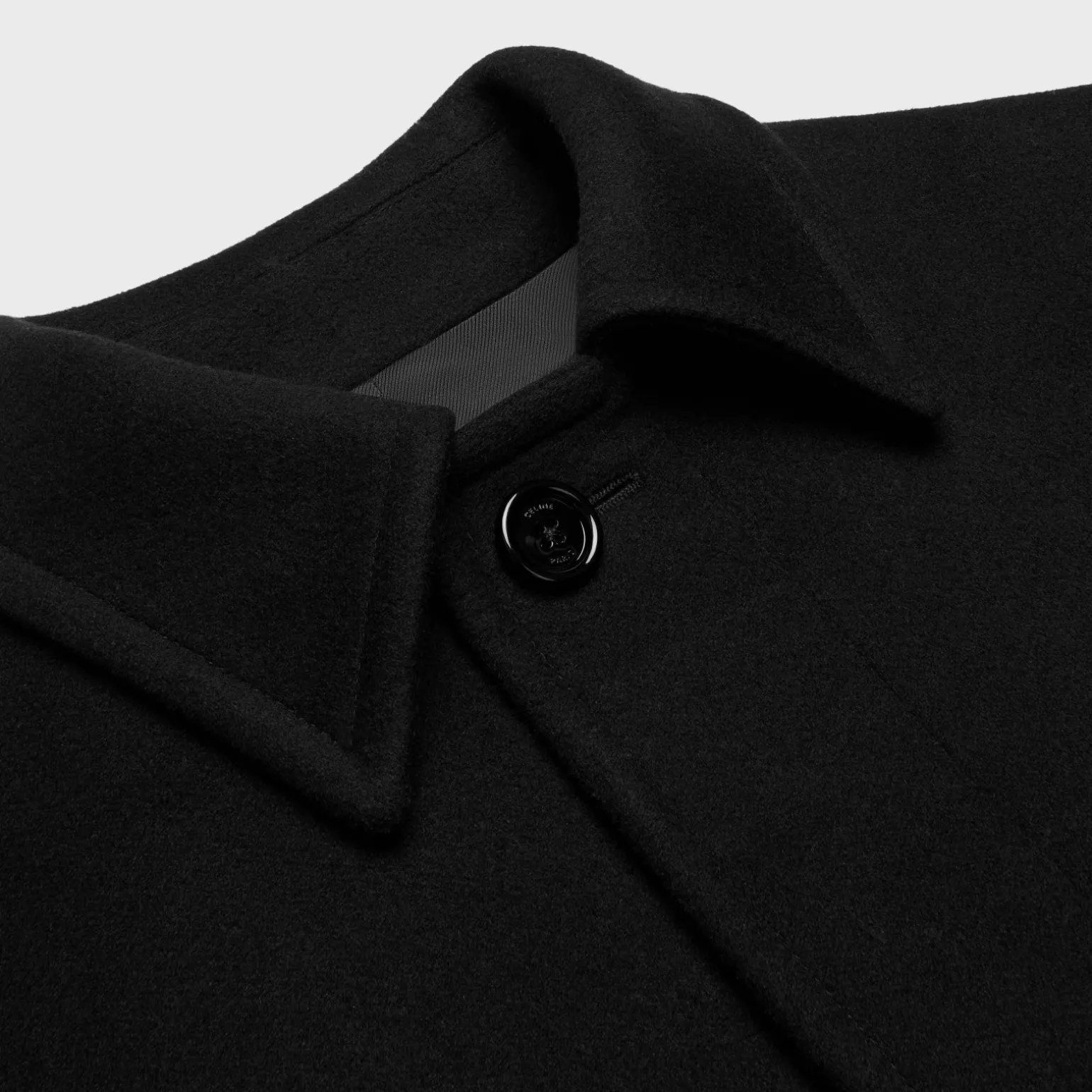 mac coat in double face cashmere wool