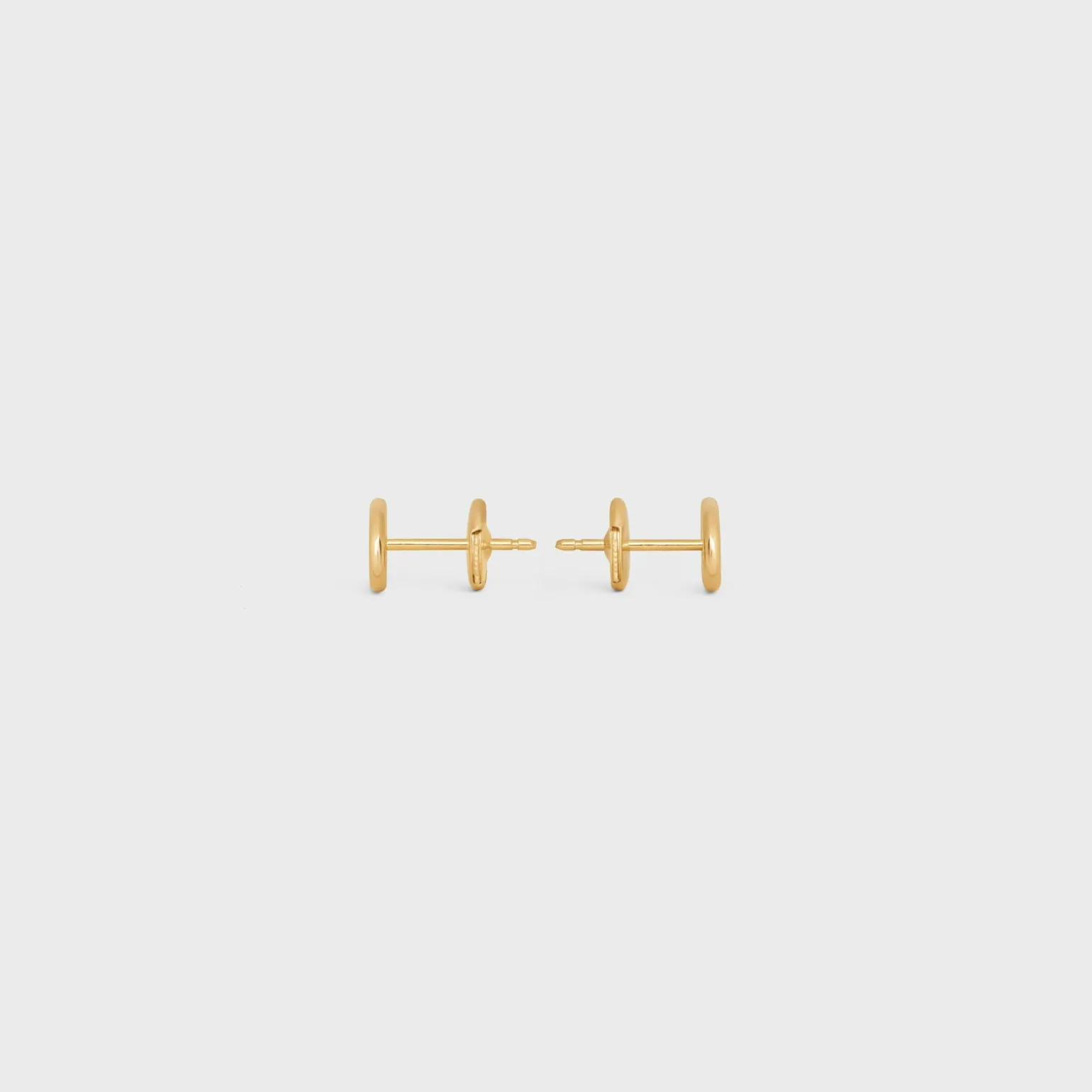 Maillon Triomphe Studs in Yellow Gold