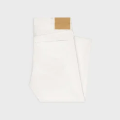 marco jeans in optic white wash denim