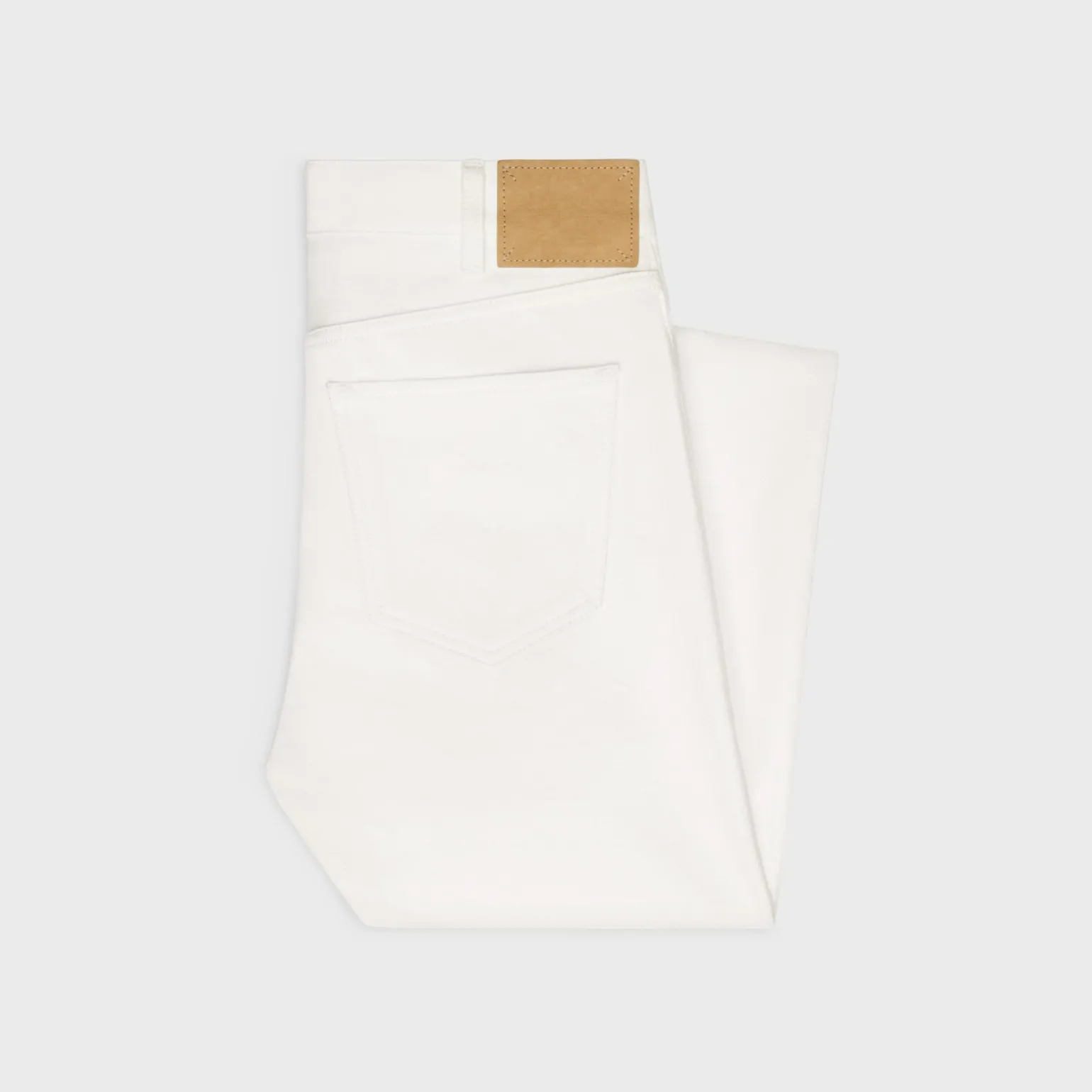 marco jeans in optic white wash denim