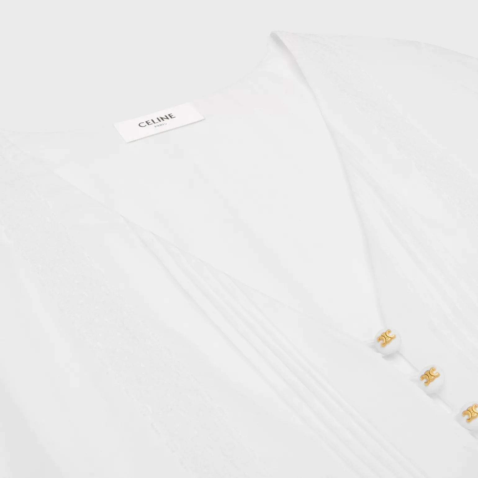 maxi dress in cotton twill