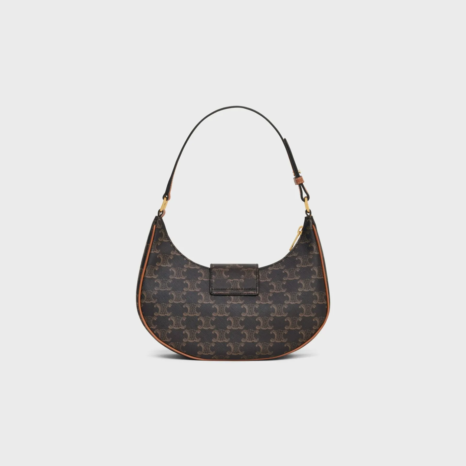 MEDIUM AVA TRIOMPHE BAG in Triomphe Canvas and calfskin