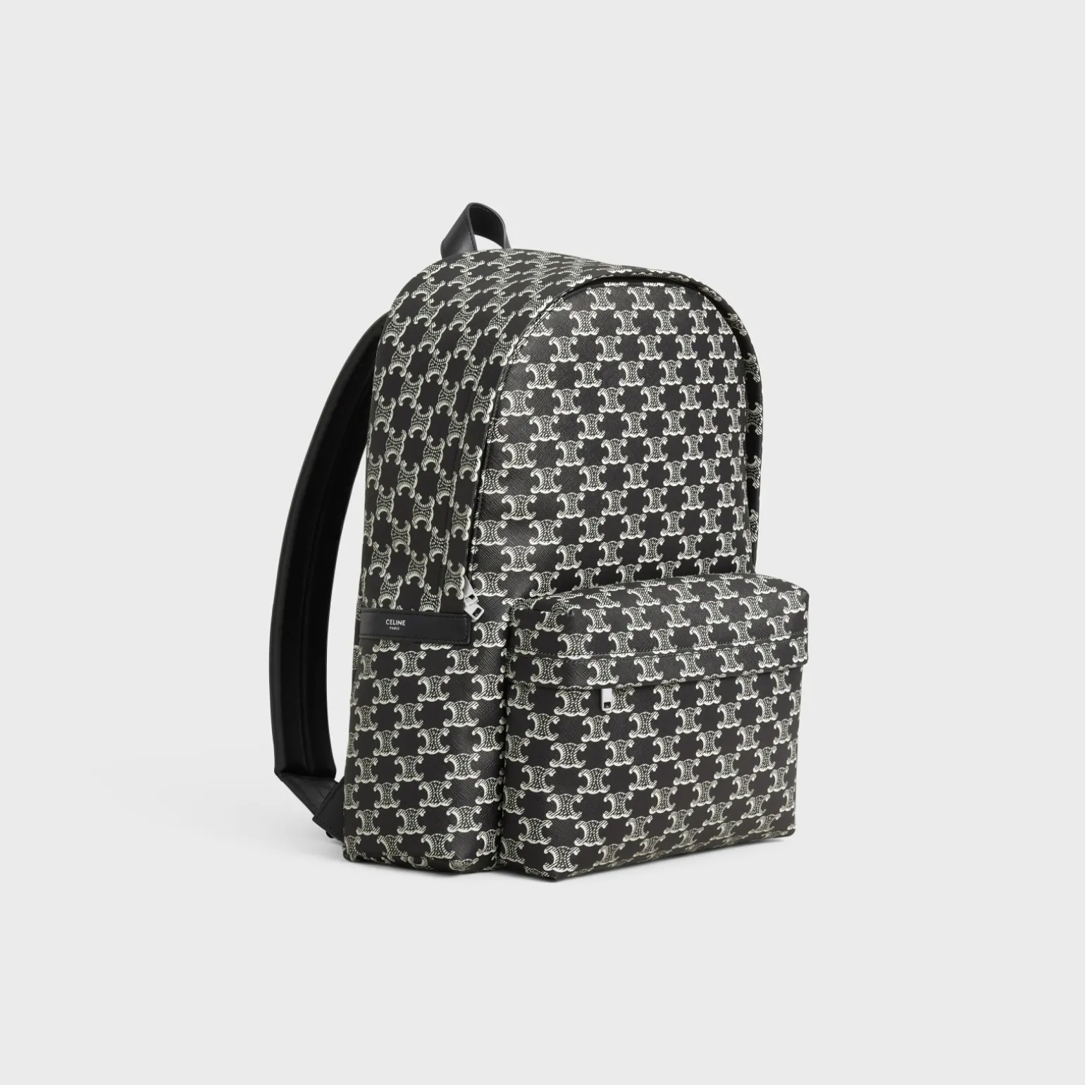 Medium Backpack in Triomphe canvas two-tone and calfskin