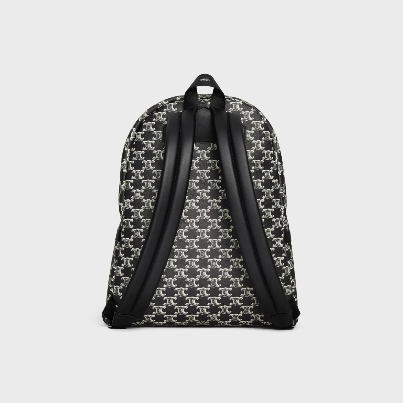 Medium Backpack in Triomphe canvas two-tone and calfskin
