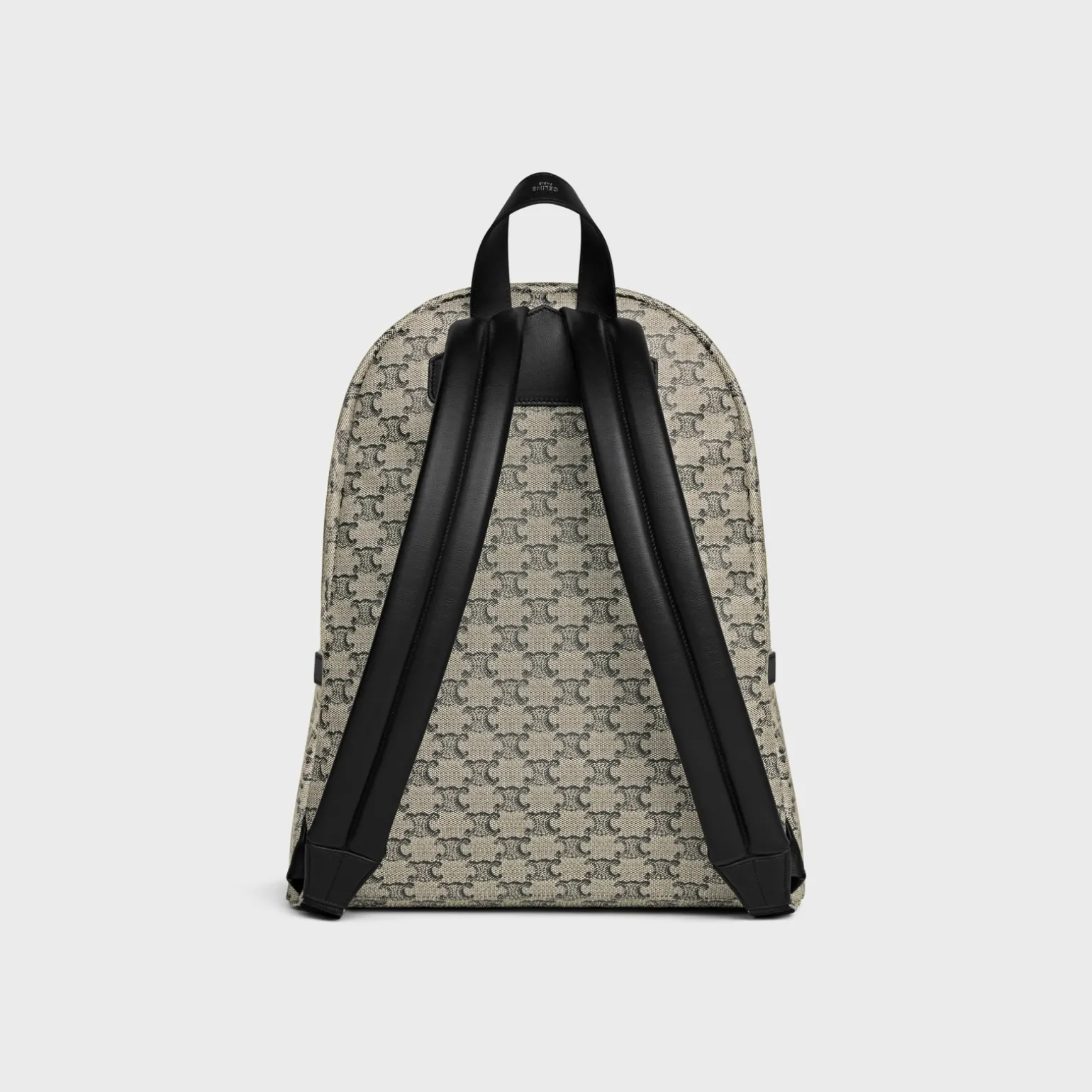 Medium Backpack in TRIOMPHE CANVAS AND CALFSKIN