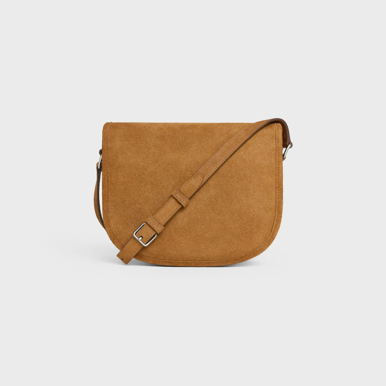 MEDIUM BESACE TRIOMPHE in SUEDE CALFSKIN