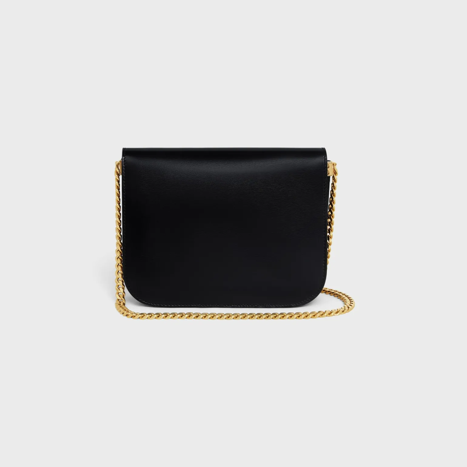 MEDIUM COLLEGE BAG in shiny calfskin