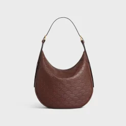 MEDIUM HELOÏSE BAG CUIR TRIOMPHE in SUPPLE CALFSKIN WITH TRIOMPHE ALL-OVER